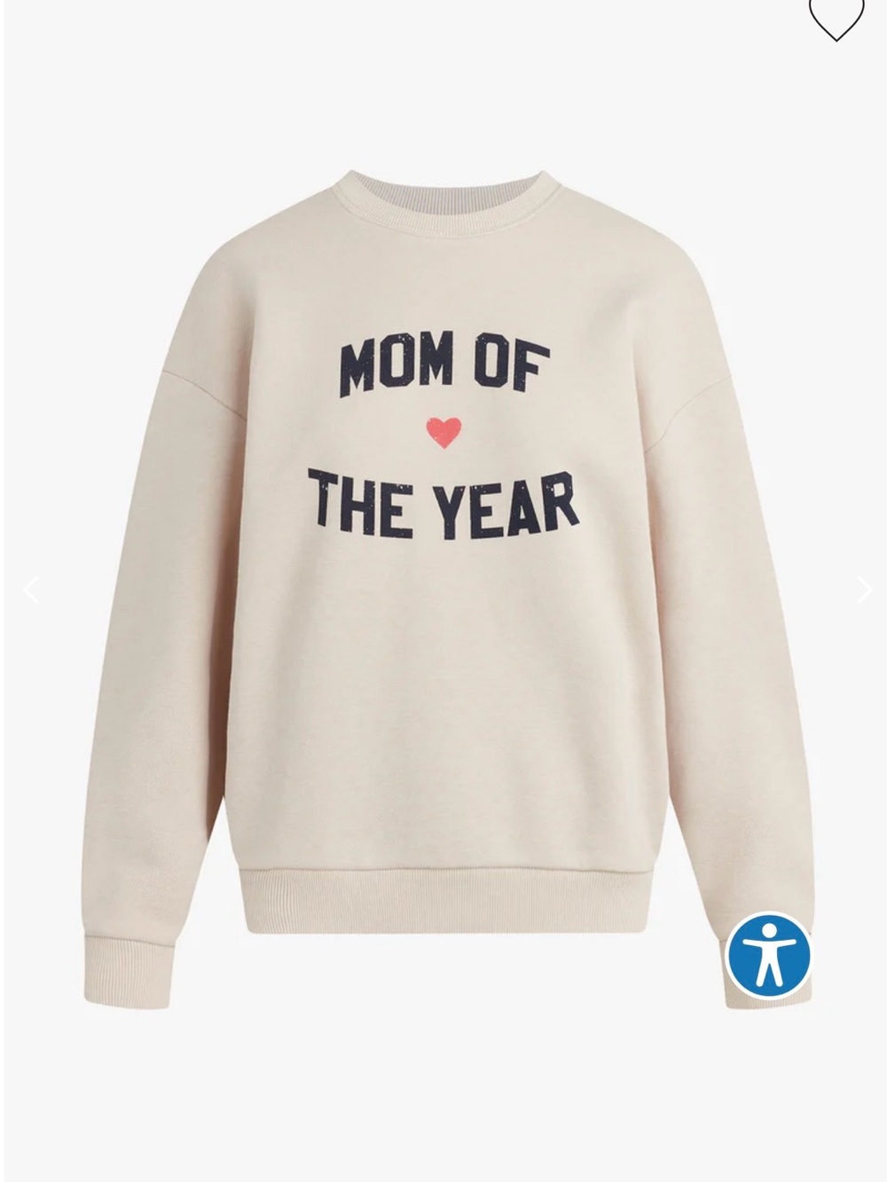 Favorite Daughter “Mom of the Year” Sweatshirt.  Like new